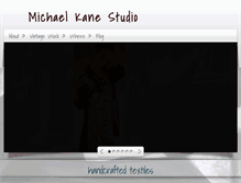Tablet Screenshot of michaelkanestudio.com